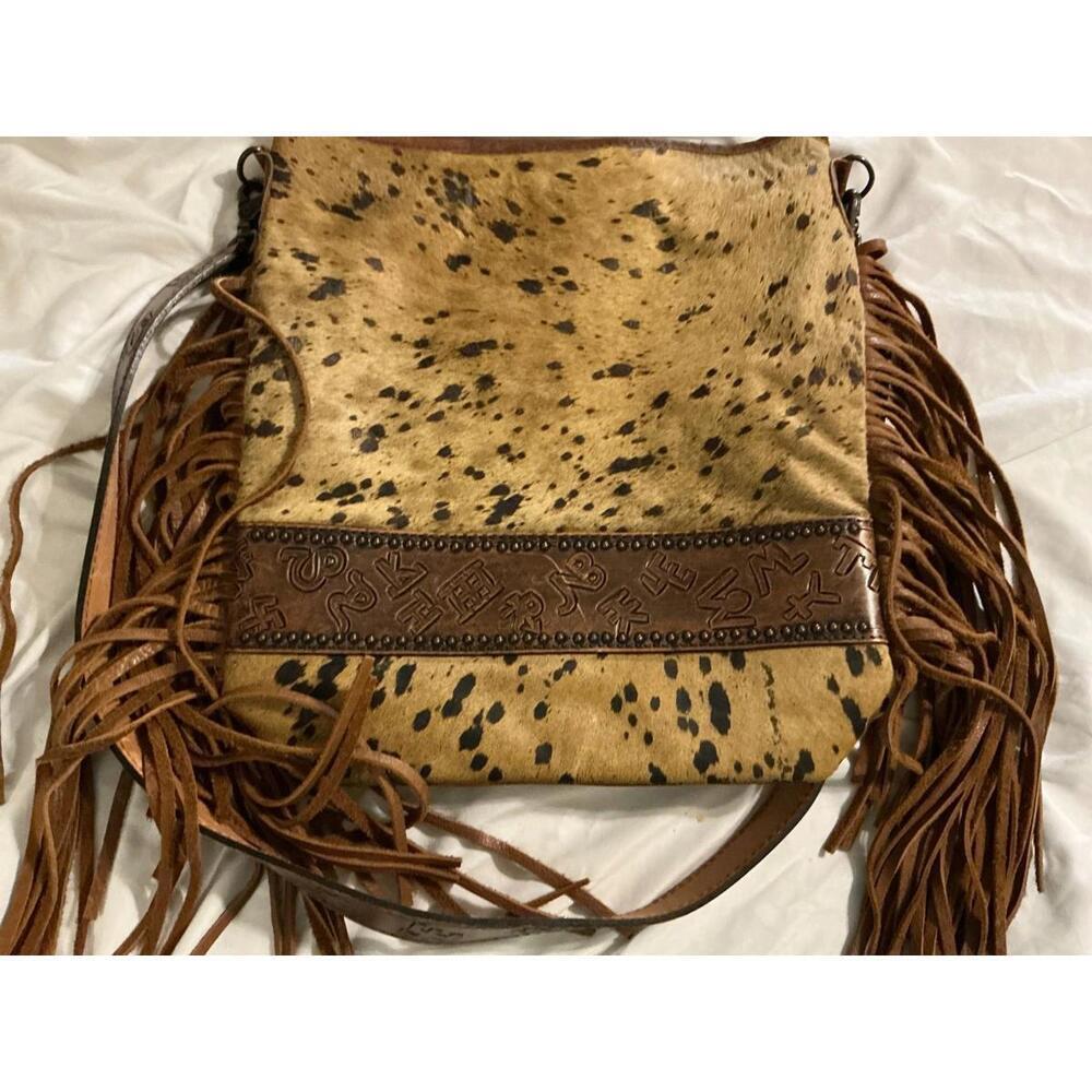 AMERICAN DARLING western-style crossbody bag with fringe